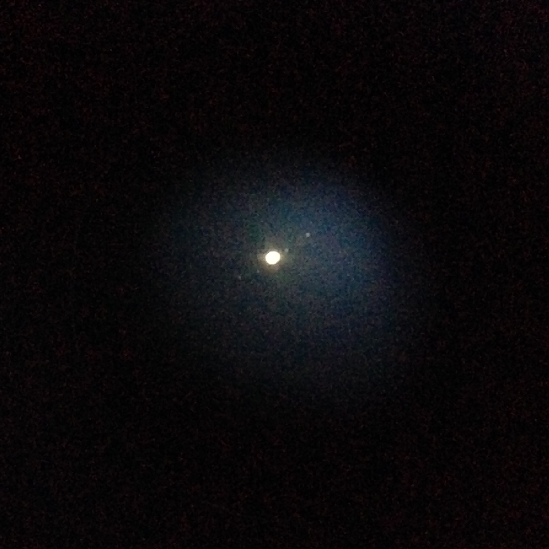 telescope observation of Jupiter and 4 Galilean moons